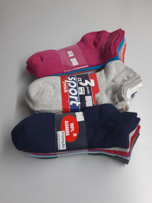 Muito boas e jeitosas para dar nas vistas,  Conjunto  3 lotes soquetes