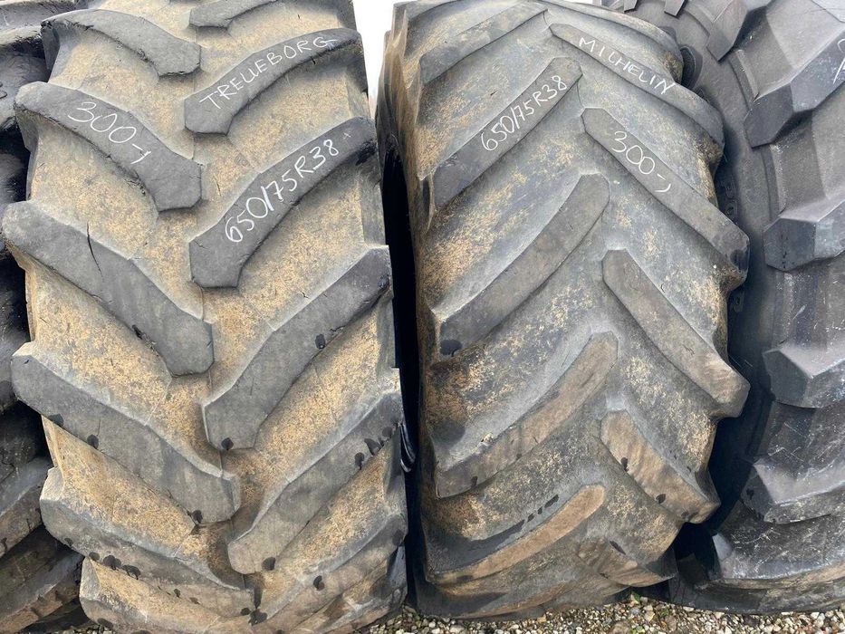 Opony rolnicze używane Michelin/Trelleborg  650/75R38 2 sztuki
