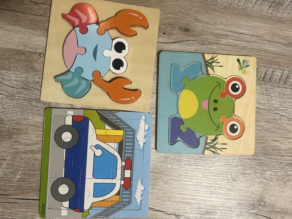 Деревяні пазли вкладиші