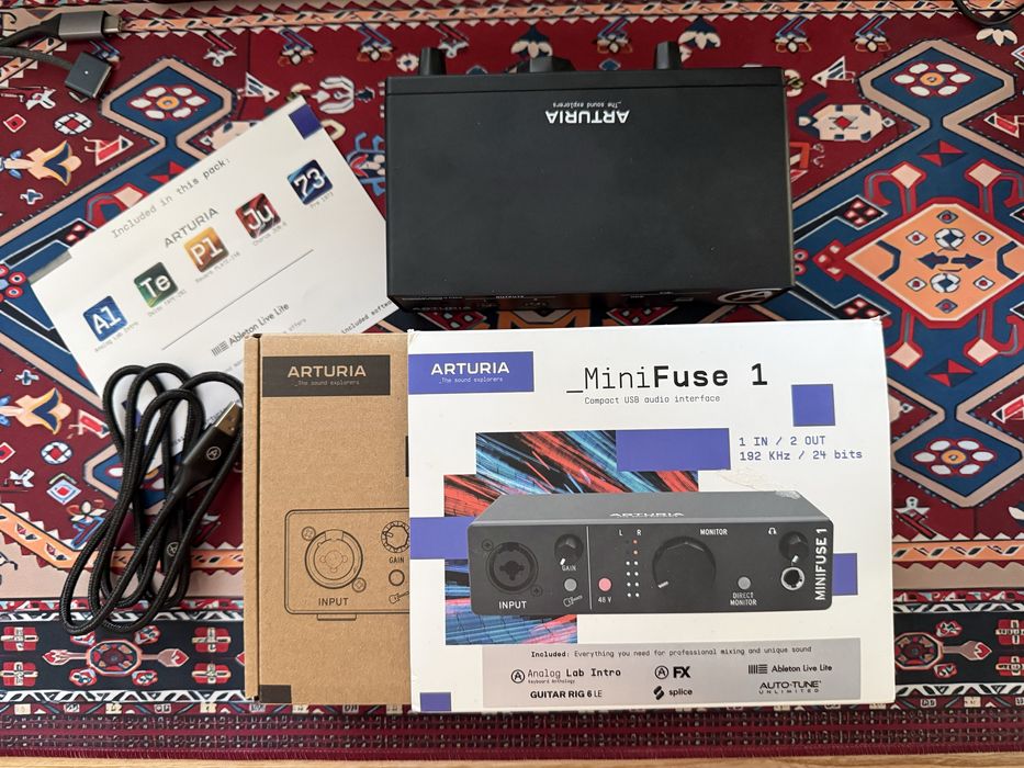 Аудіокарта Arturia Minifuse 1 (НОВА, НЕ АКТИВОВАНА)