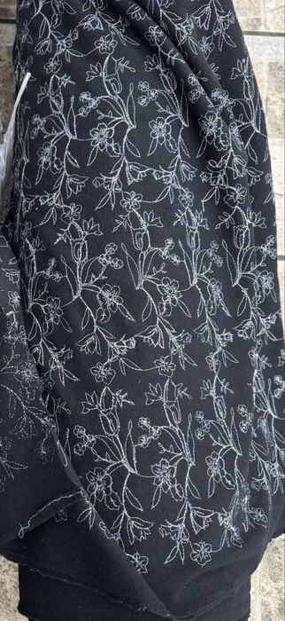 Ткань / опт / мебельная плотная / пальтовая / чёрная, от 5 м. 55 грн/м