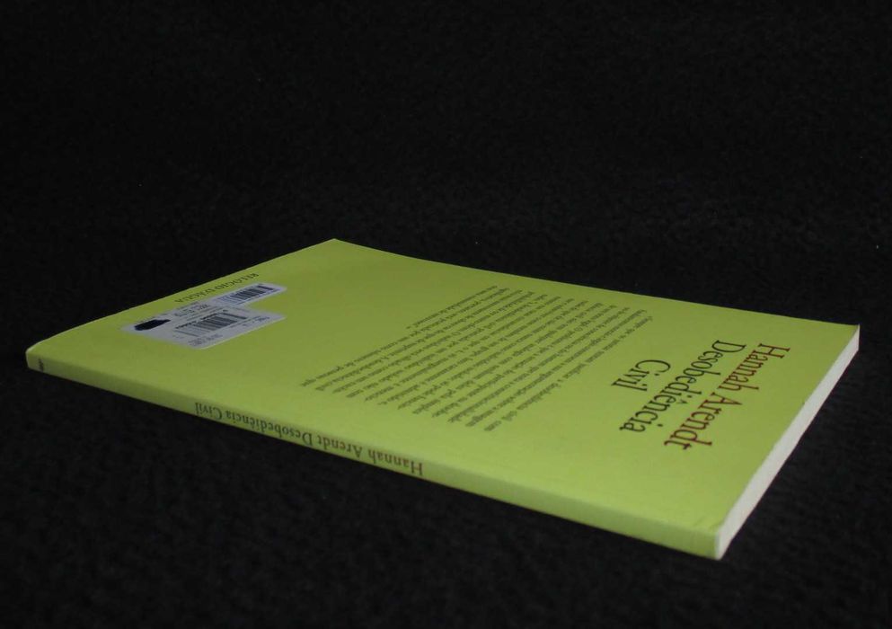 Livro Desobediência Civil Hannah Arendt