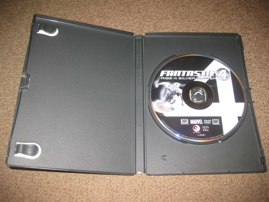DVD "Quarteto Fantástico e o Surfista Prateado" com Chris Evans