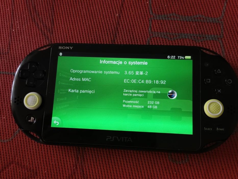 PS VITA + karta 256GB