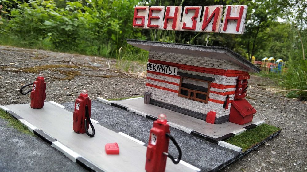 Диорама для масштабных фигурок. Моделизм. Макеты. Виньетки