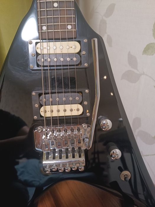 Электрогитара Ample HEV633 BK + ремінь