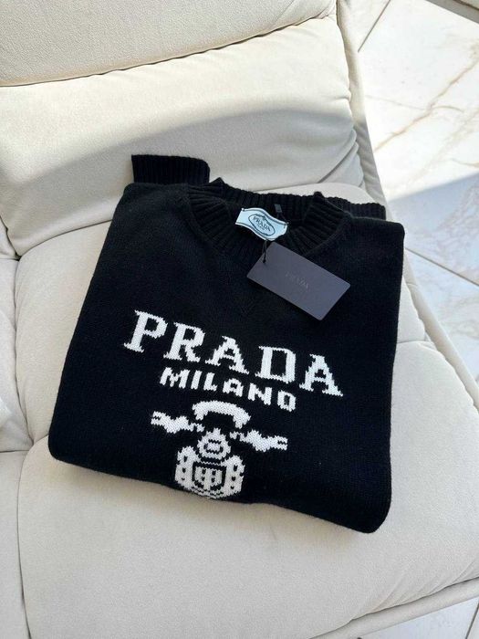 Sweter Prada! Wełniany Premium jakość! S M L