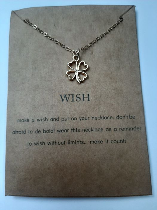 Naszyjnik z koniczynką