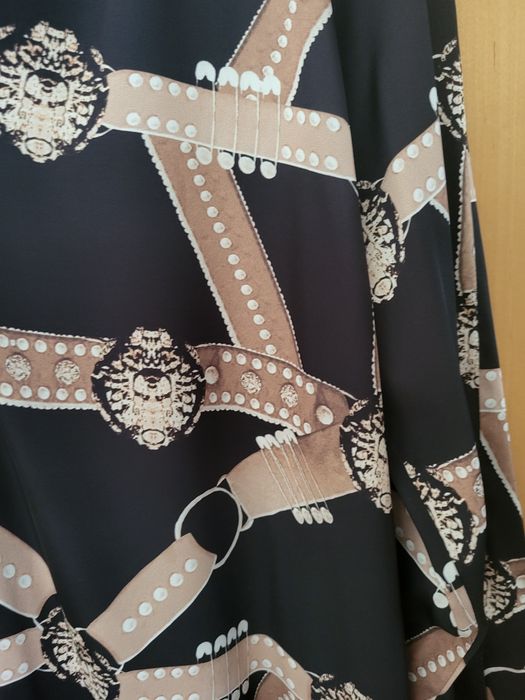 Czarno brązowa dłuższa bluzka rozm 42 44