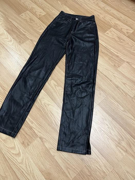 Spodnie skórzane damskie XS