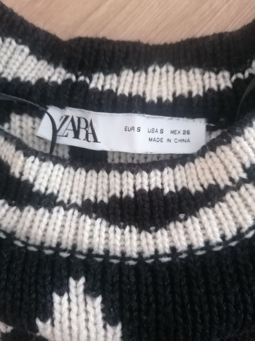 sweter wełniany Zara
