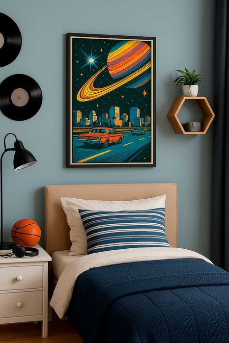 Poster Carro Vintage