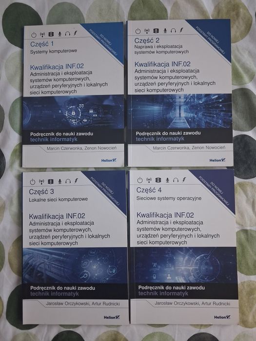 Zestaw podręczników Helion do zawodu Technik informatyk INF. 02