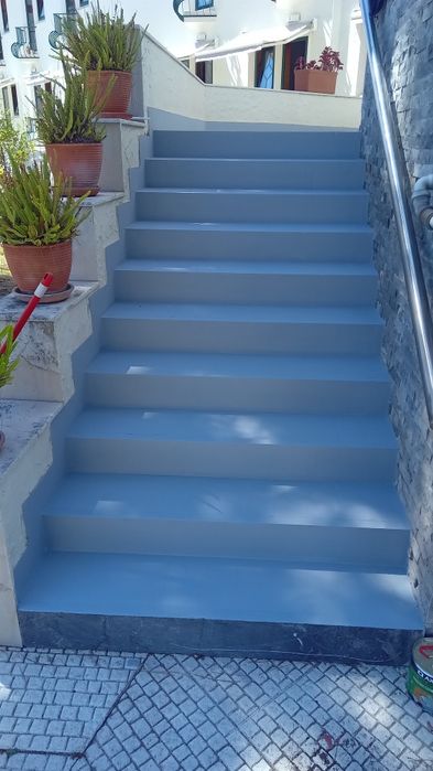 : pinturas, barramento, estuque, ladrilho, hipermebialização de piscin