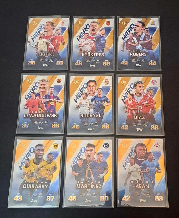 Cartas match attax 2025/26