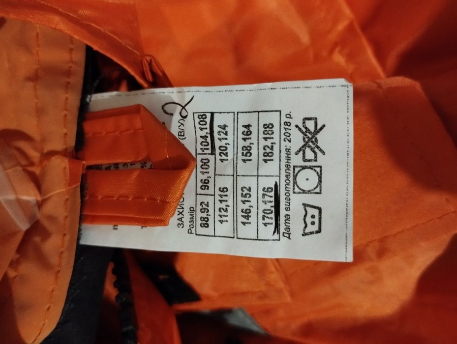 Плащ водостойкий.