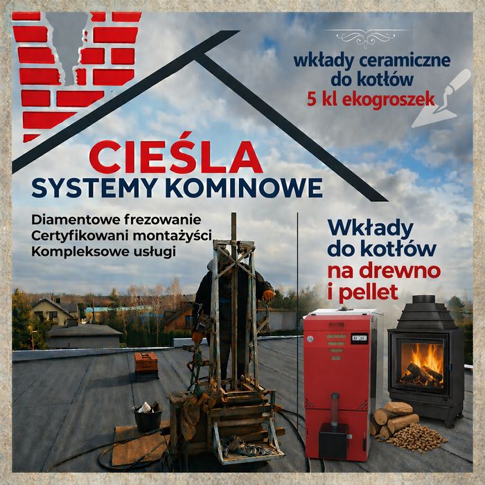 Wkład ceramiczny do kotłów kl 5. Frezowanie i remonty kominow