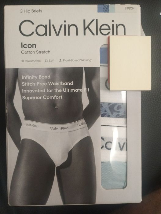 Slipy Calvin Klein roz S. - 3pack - nowe