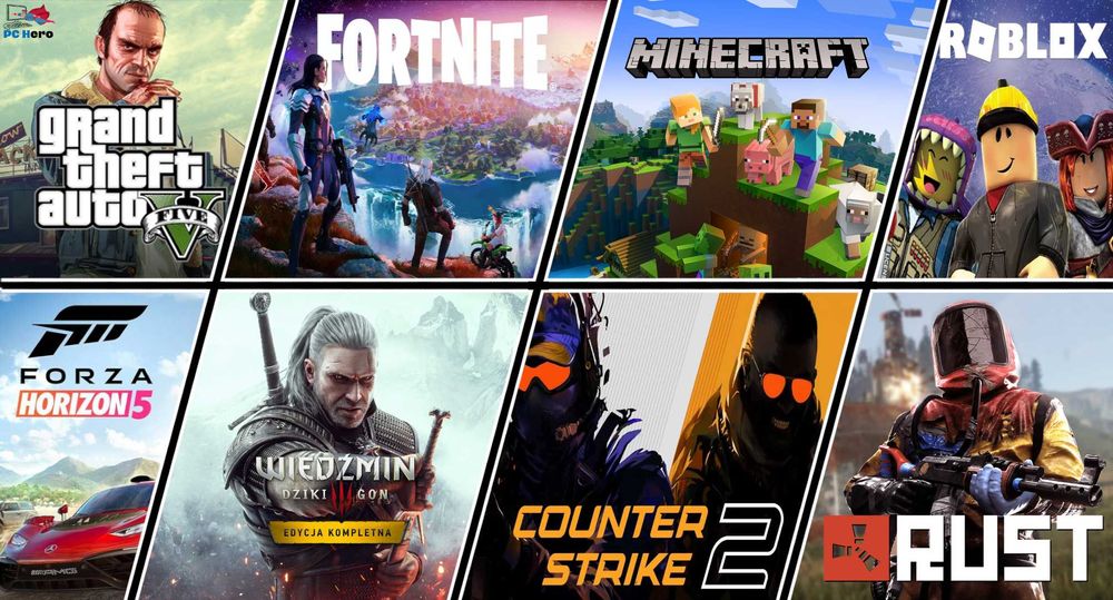 Nowy Komputer do gier i7-12700KF RTX 5060 32GB 2 TB NVMe Win 11 GW