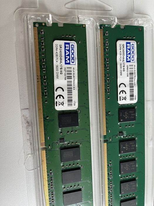 Память 8gb ddr4  4+4 gb GoodRam