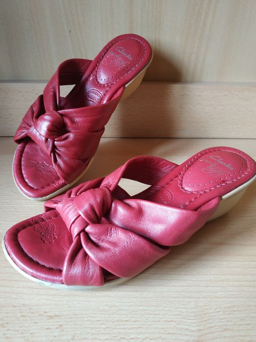 Klapki Clarks skóra rozmiar 36.