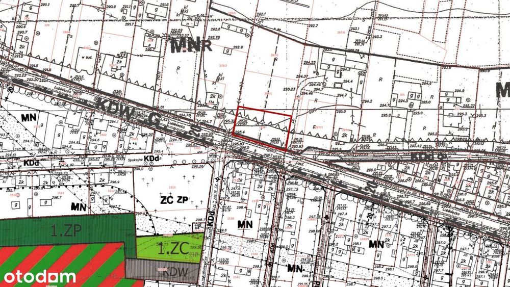 Działka budowlana Strzebiń 1254m2