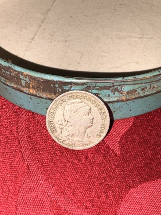 Moeda de 50 centavos de Portugal de 1928
