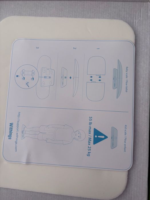 Весы. Розумні дитячі ваги Withings від 0 до 8 років.