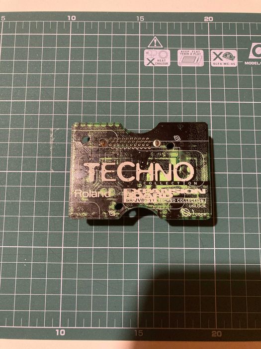 Roland SR-JV80-11 TECHNO COLLECTION, karta - card, nie KORG / Kurzweil