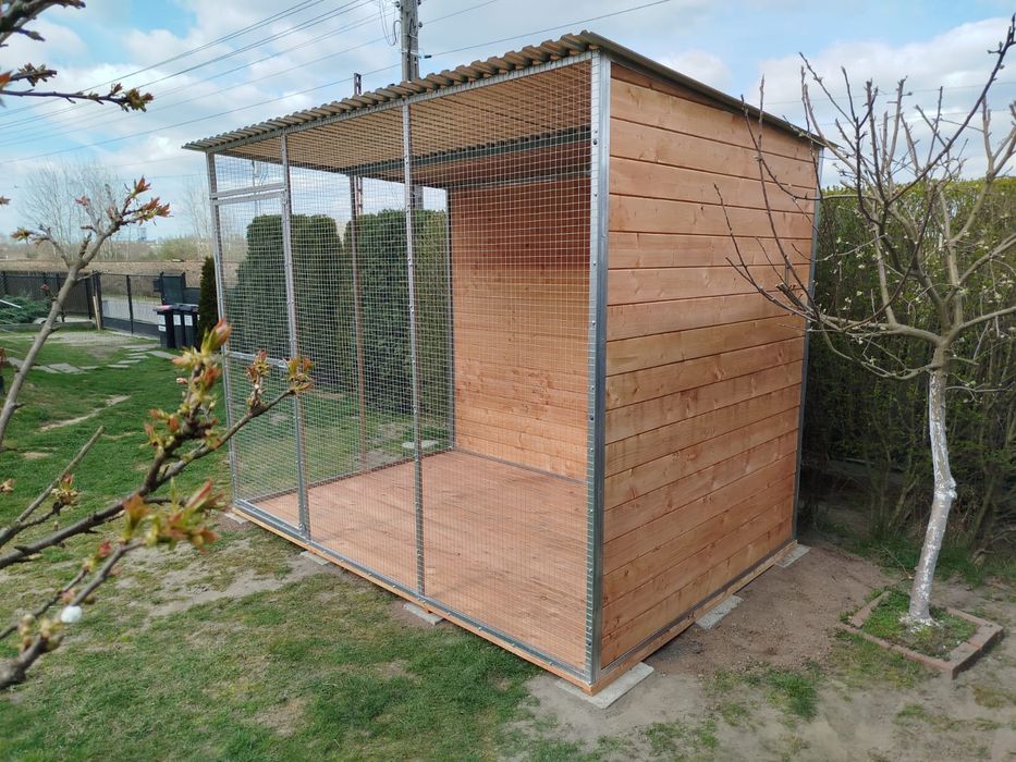 Woliera dla kota ptaków zwierząt 3x2 4x2 4x3