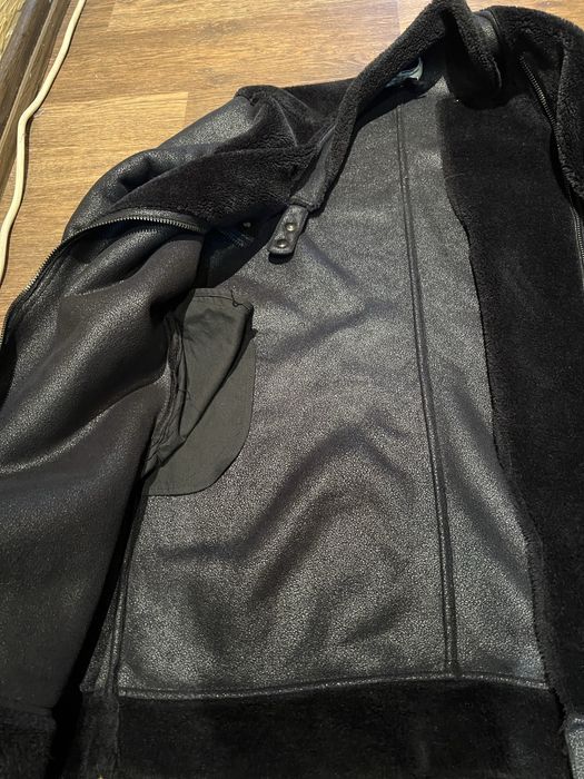 Дублянка подовжена zara дубленка косуха