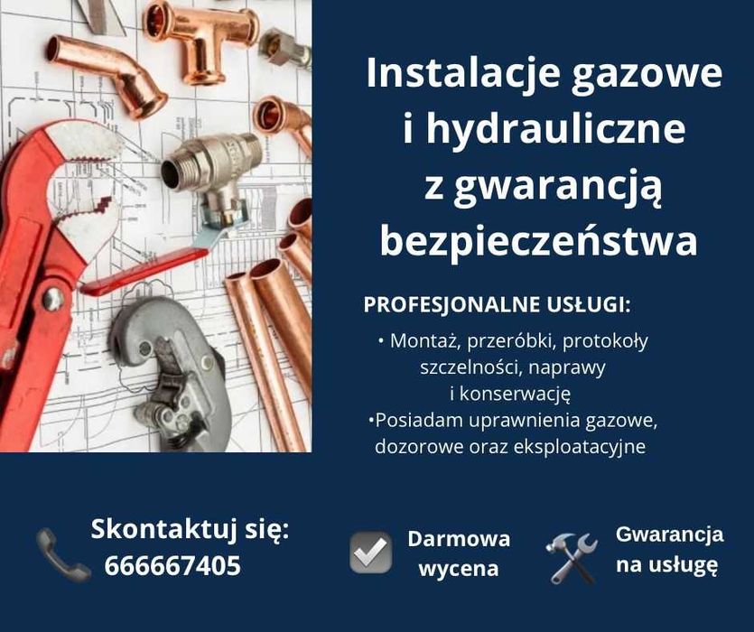 Usługi gazowe i hydrauliczne