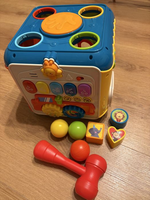 Okazja Duża Kostka Aktywności Montessorie Woopie Baby