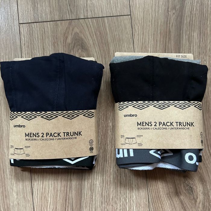 UMBRO Bokserki XXL - 4 sztuki - 2 x 2 pack bokserk