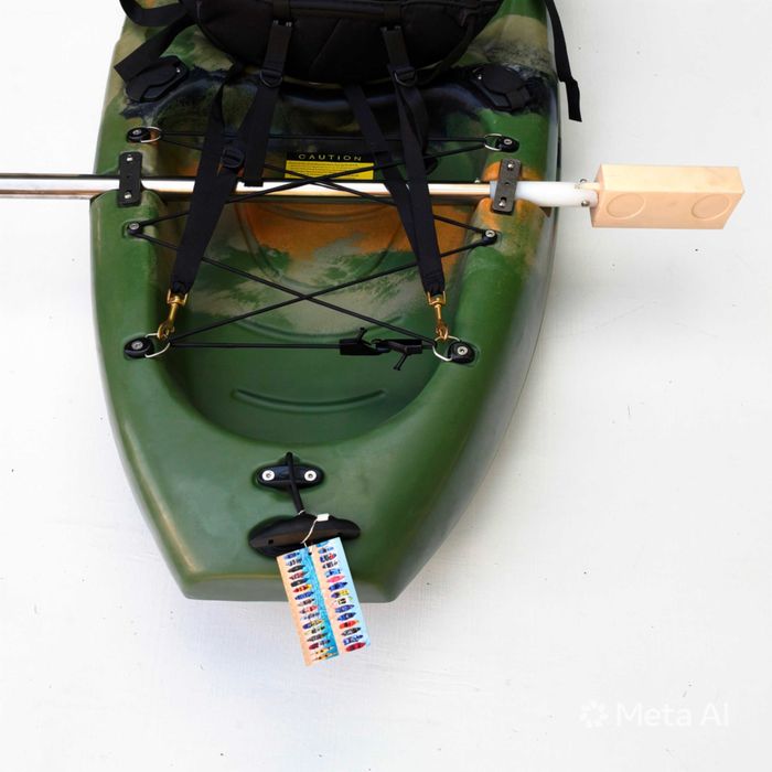 Kajak wędkarski 265 cm | pod silnik | wiosło | 4 uchwyty | nowy
