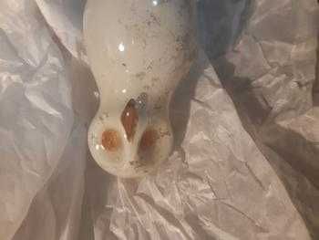 Magnífico Pássaro em Vidro Soprado