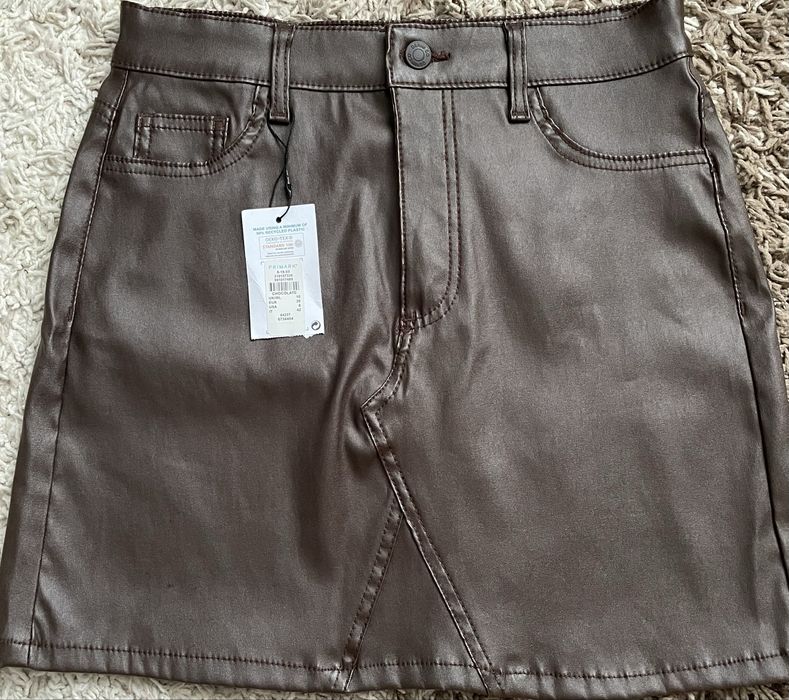 Шоколадна спідниця Primark нова