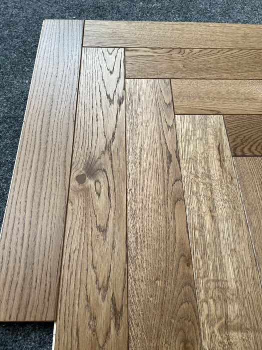 Podłoga Jodełka K. Dąb Rustic 15x90x600mm, 4faza, OlejUV RZESZÓW x2