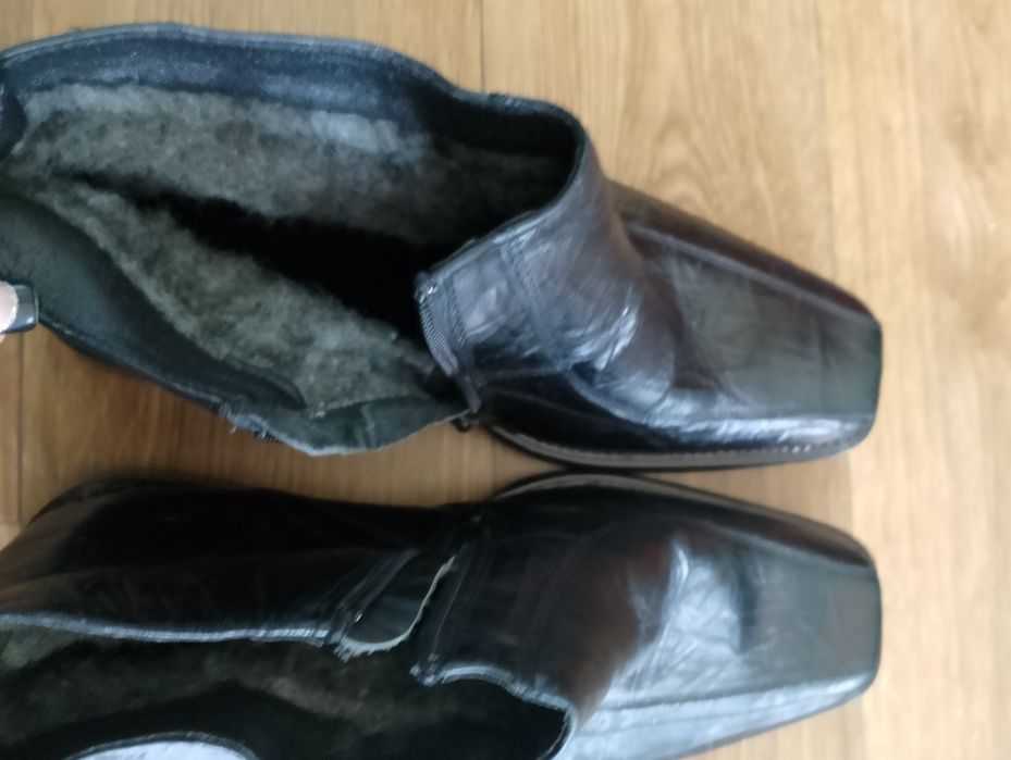 Buty męskie ocieplane nowe skóra rozmiar 44