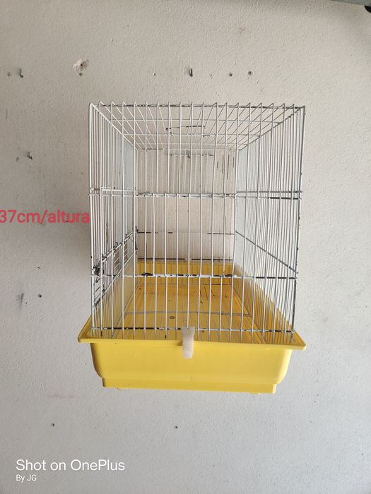 Gaiola usada para pássaros porte pequeno