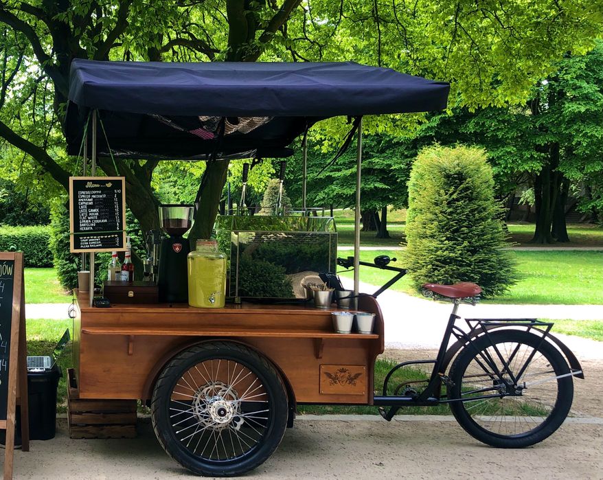 PILNE! Rower Kawowy   (Rower Gastronomiczny) + wyposażenie