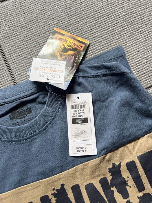 Bluzka z długim 134 jurassic world cool club