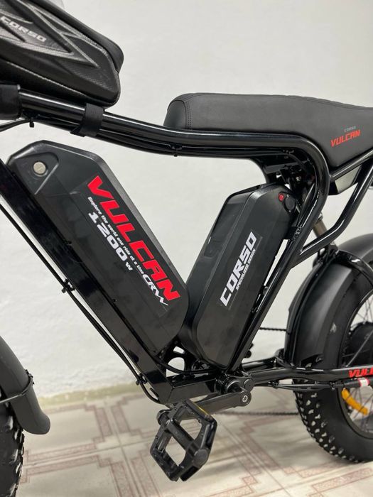 Електрофетбайк Corso Vulcan 1200 ват 2 акб 48v 18 ah