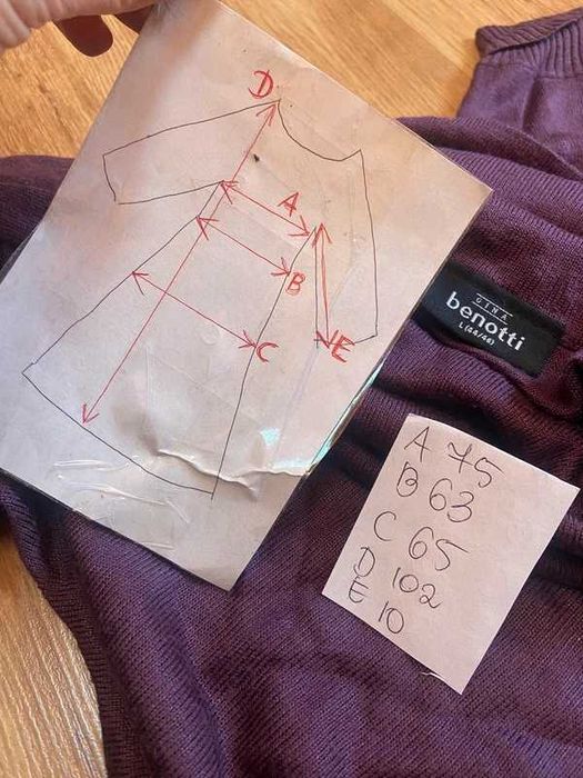 Xxxl 44 46 +size sweterkowa benotti zima sukienka oversize golf komin
