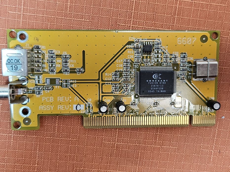 Karta TV tuner PCI Conexant 878a retro do digitalizacji VHS