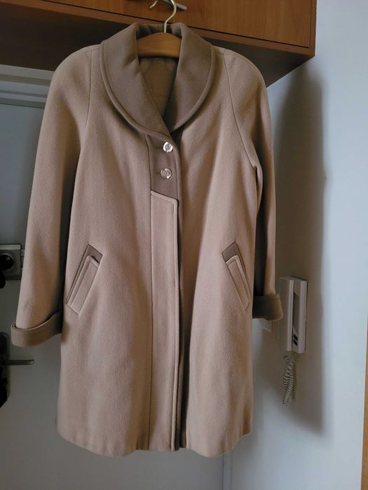 Płaszcz damski wełniany rozm. M