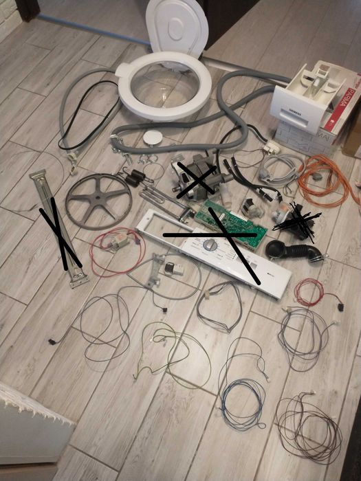 Sprężyna 15cm (2szt) do pralki Siemens