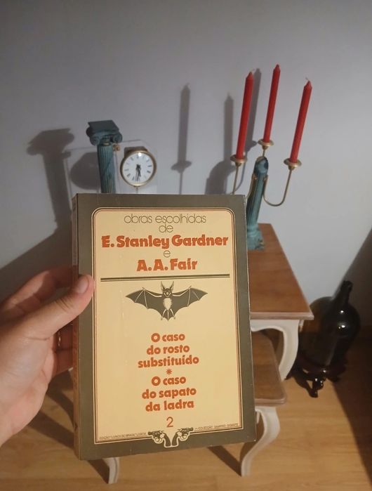 5 livros - policiais - Stanley Gardner e Conan Doyle