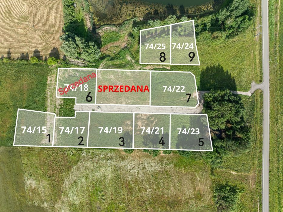 Kompleks działek z widokiem na jezioro, budowlane, Marcinkowo, Mrągowo