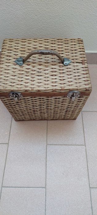 Cesta ce vime - lancheira - cesto de piquenique